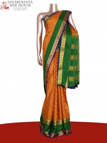 Pure Mysore Crepe Silk Saree
